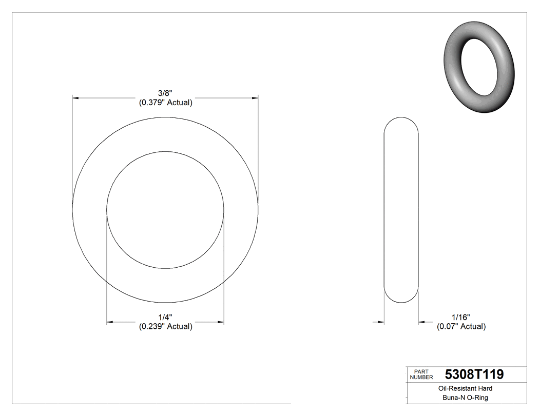 Technical drawing - 5308T119